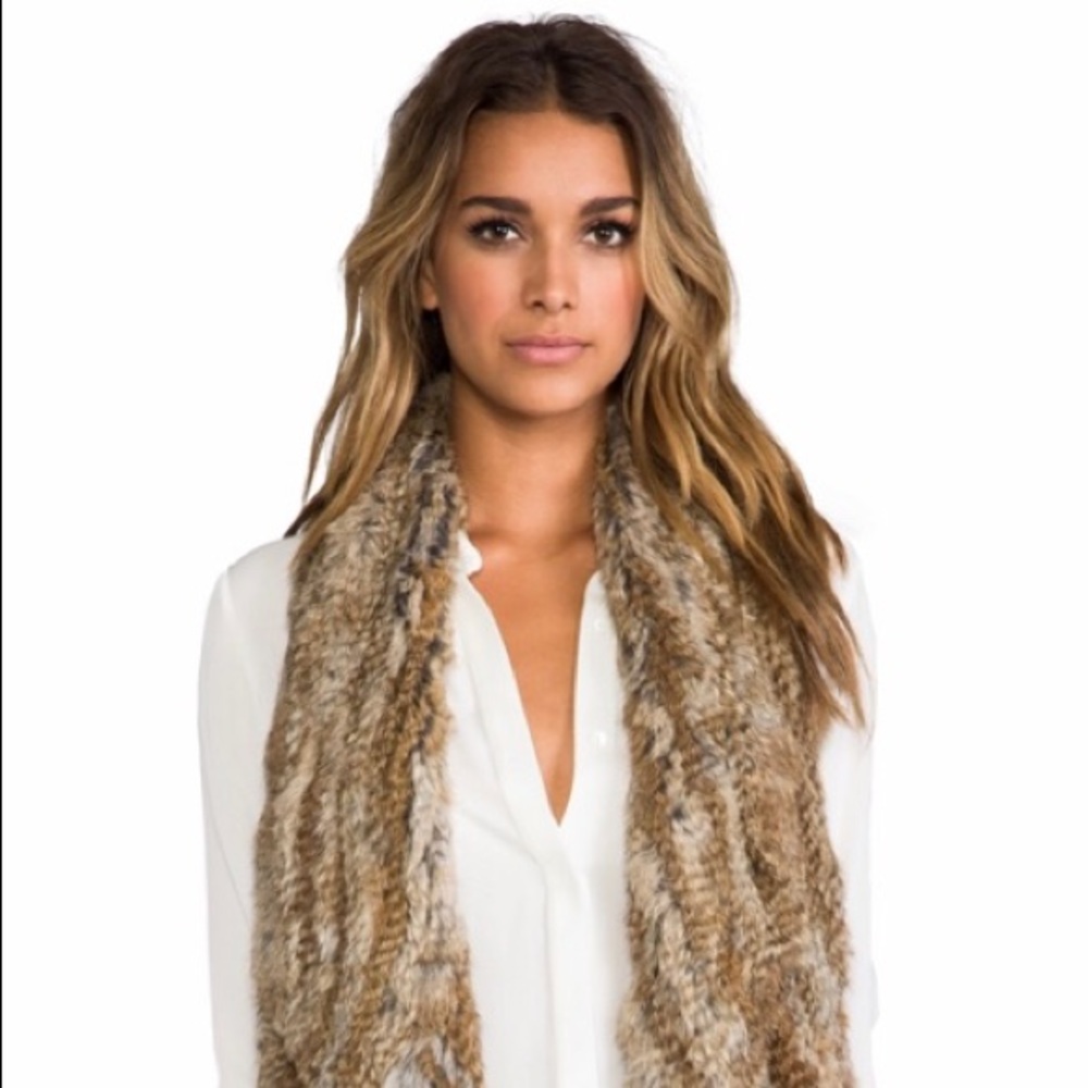 Elizabeth and James Fur Vest